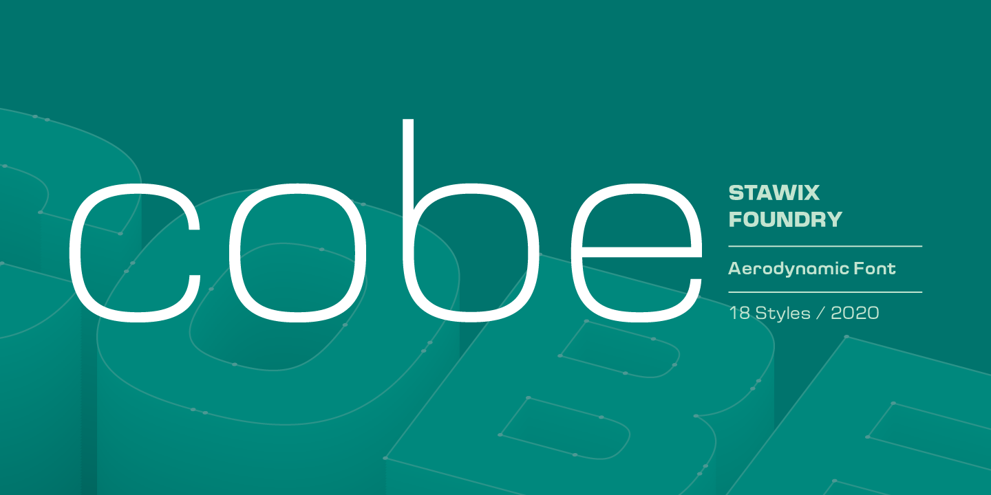 Cobe SemiBold Font preview